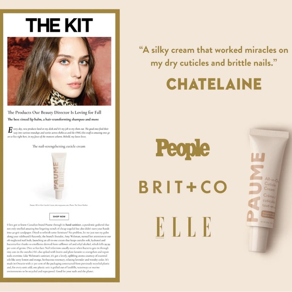 NIB! Paume All-in-One Cuticle & Nail Cream - Picture 3 of 6